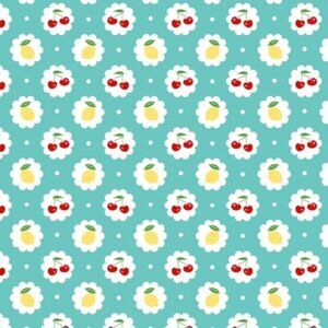 END OF BOLT! -1 Yard 1/2"Cherry Lemonade Collection from In The Beginning Fabric